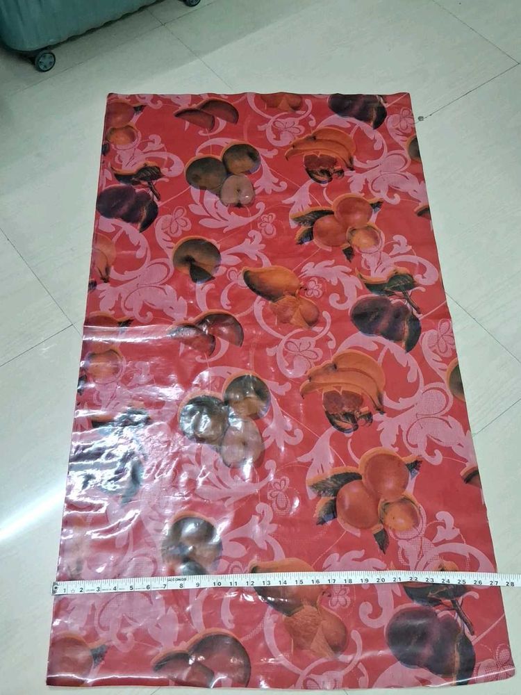 plastic Retro Fruit Pattern Fabric