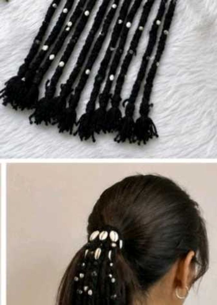 Boho Black Braided Hair Extensions