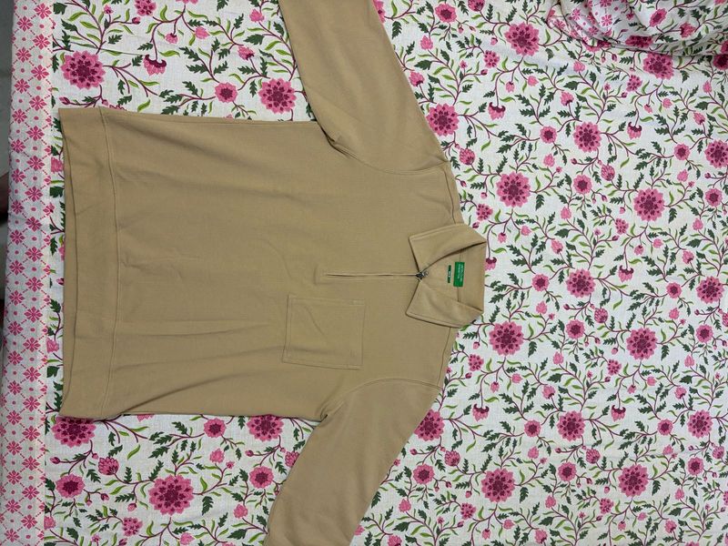 United Colors of Benetton men’s long-sleeve textur