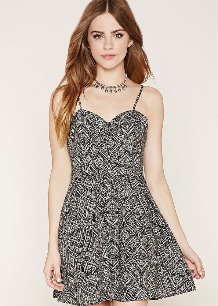 Patterned Mini Sundress