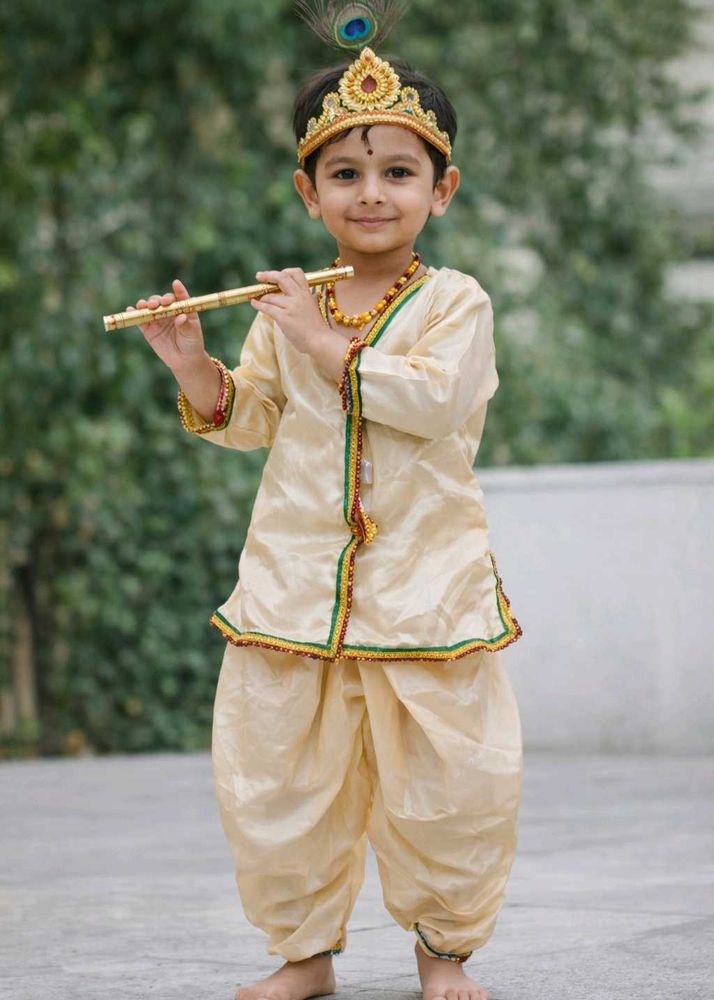 Krishna dress Set for boy age 6 year old