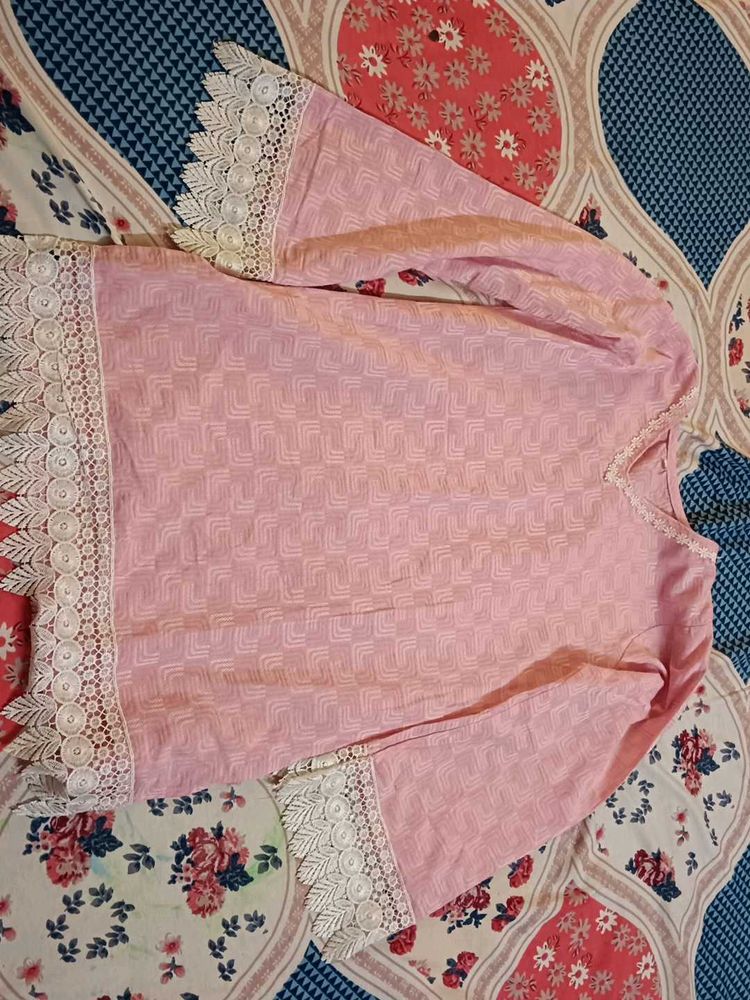 pink Short kurti