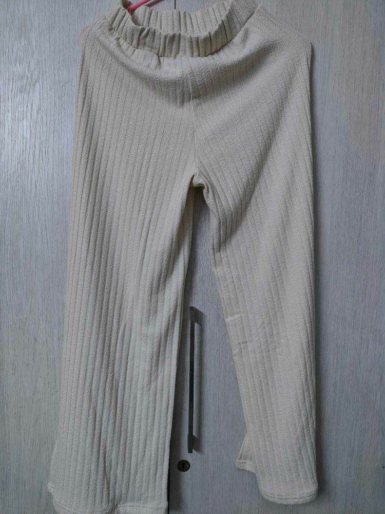 HnM Ribbed Wide Leg Pants