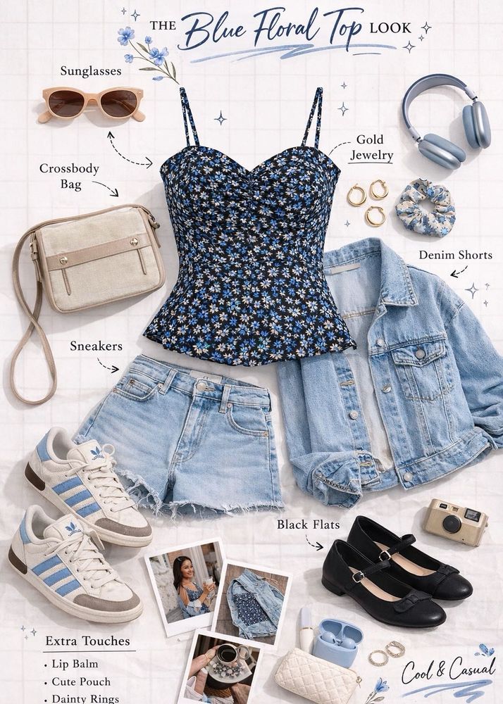 Floral Print Camisole Top