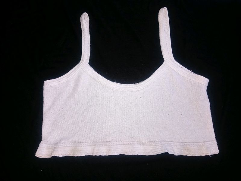 Plain White Bra For Women