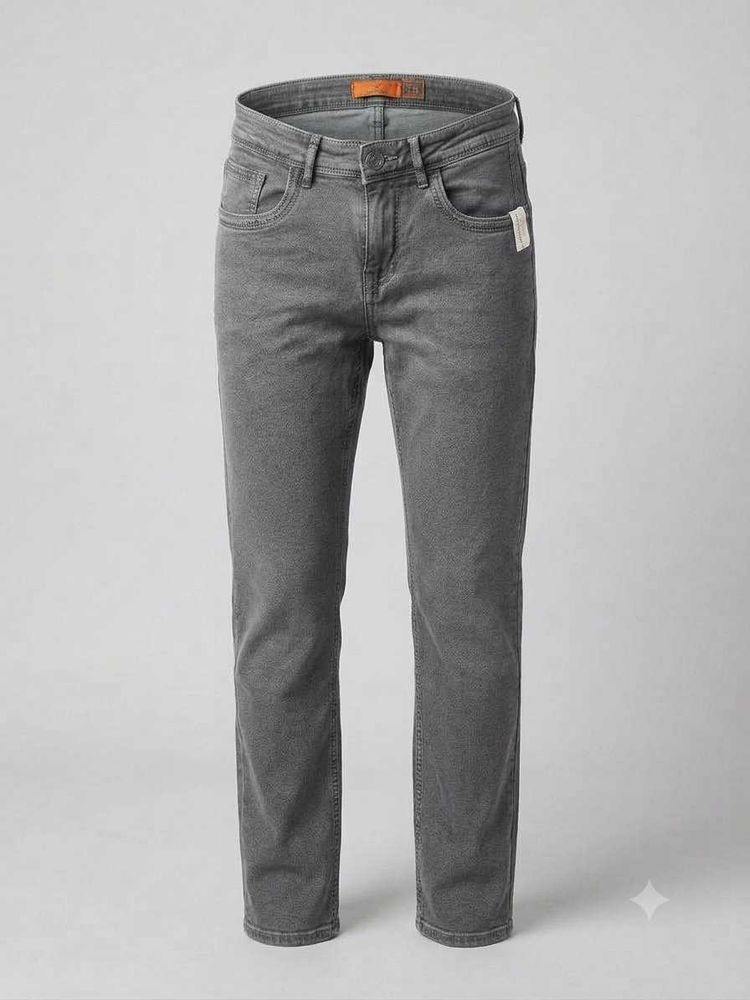 Classic Grey Denim Jeans