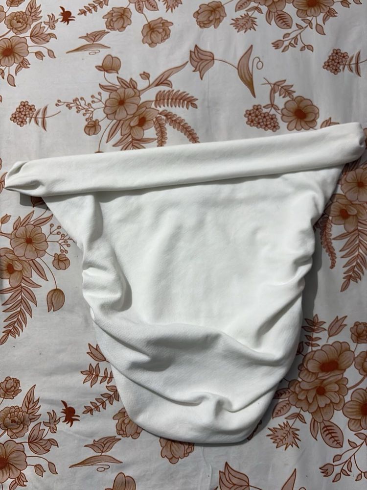 White Ruched top bust size 35