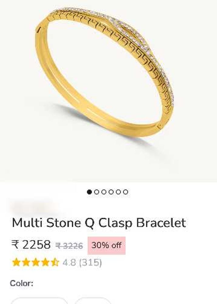 Elegant Multi-Stone Bracelet