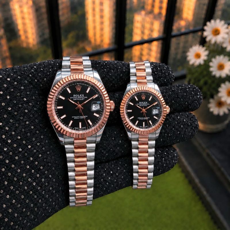 Rolex Couple Watches Set