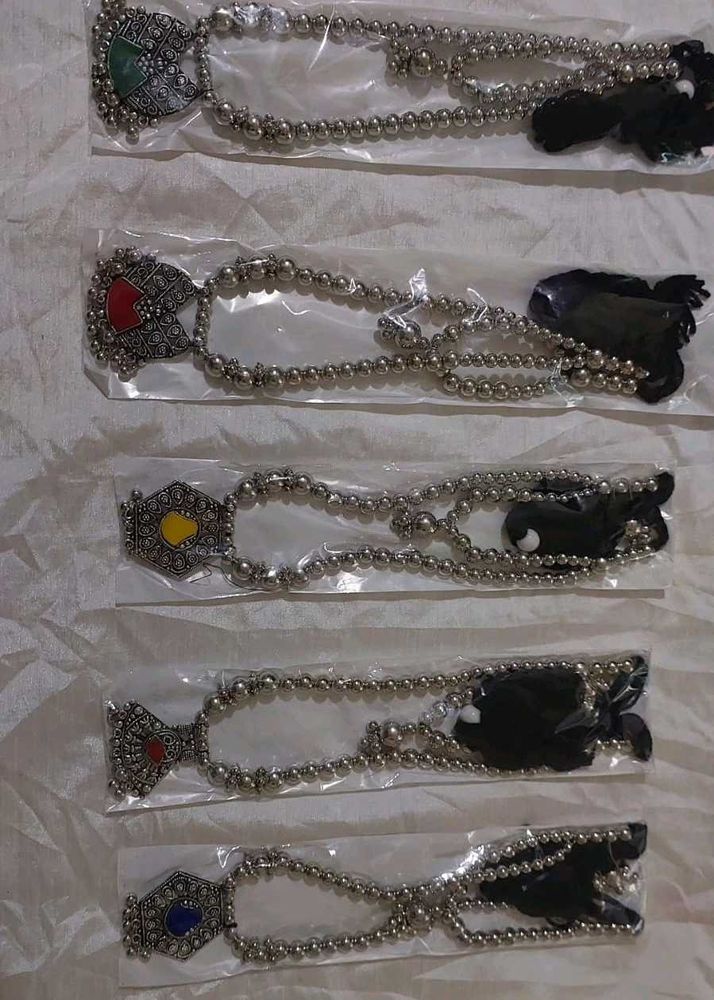 Boho Ethnic Necklace Set