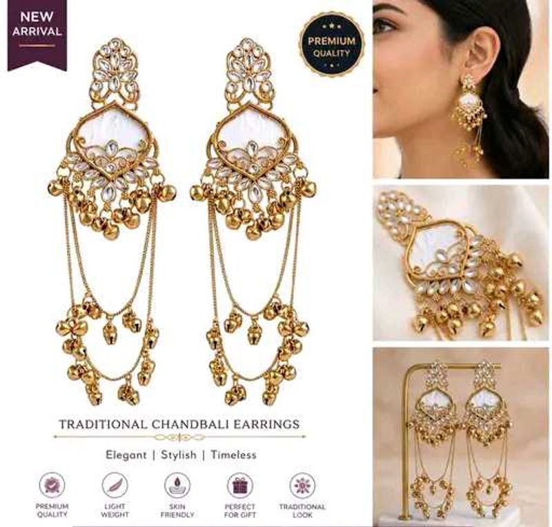 A touch of timeless elegance Traditional Earrings