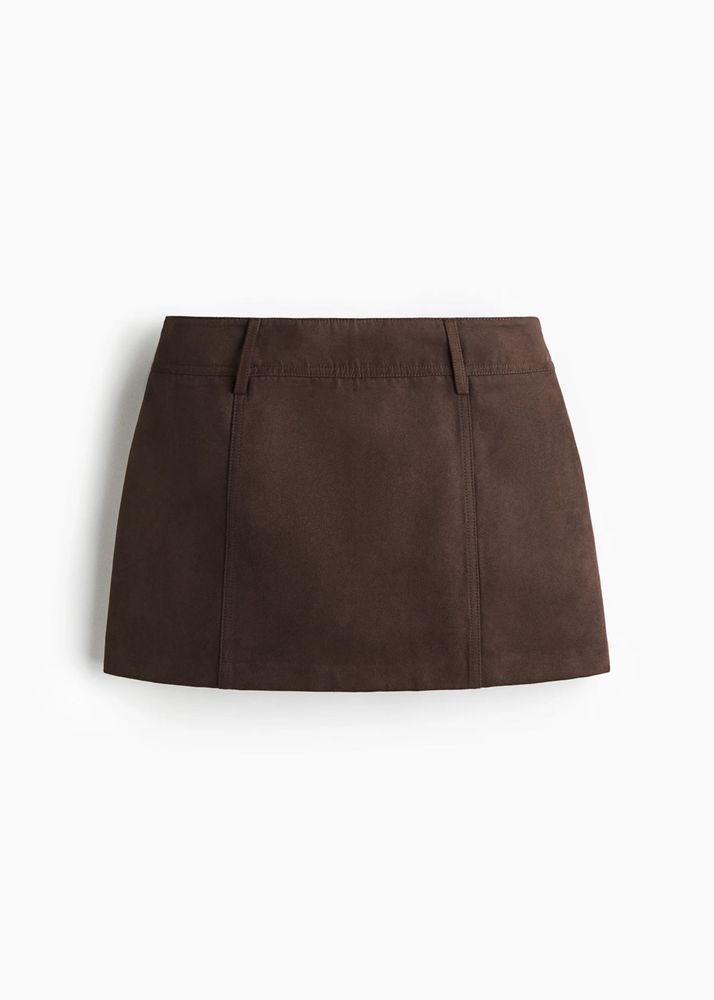 Brown Mini Skirt/Skort