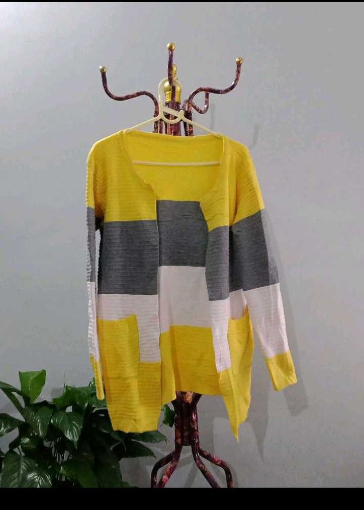 Color Block Cardigan