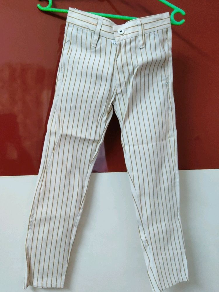 Boy Cotton Formal Pants