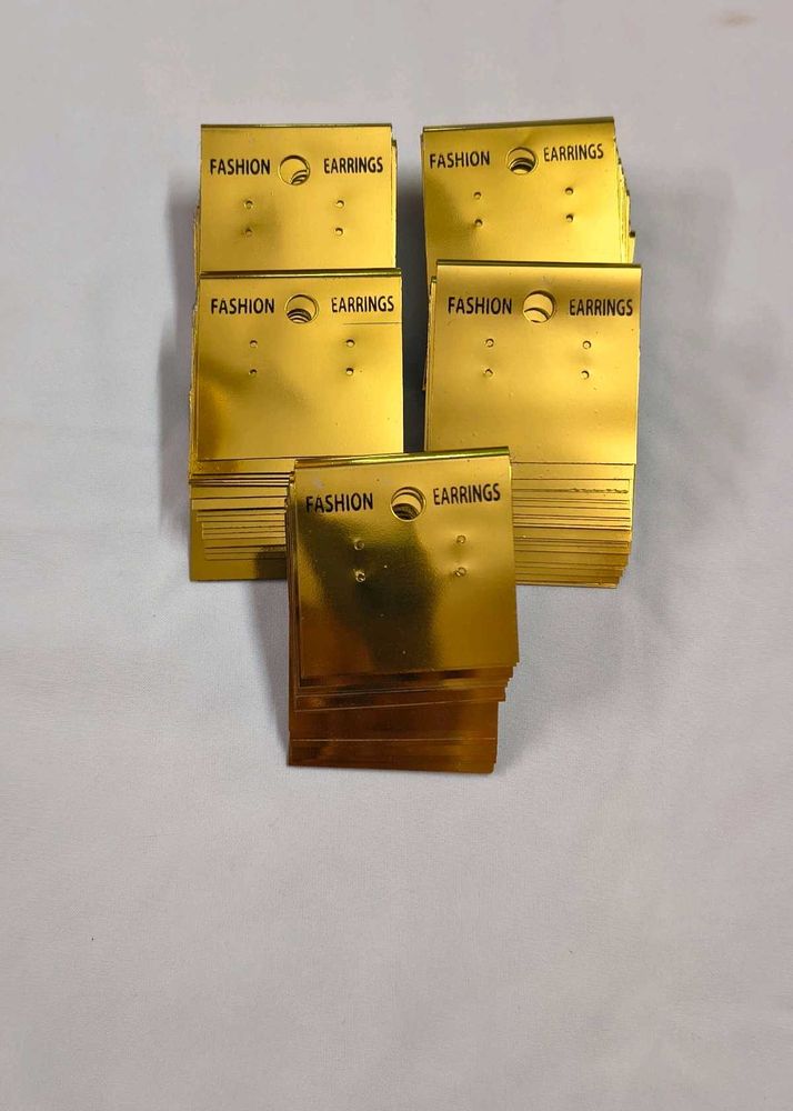 Gold Earring Display Cards 40pieces