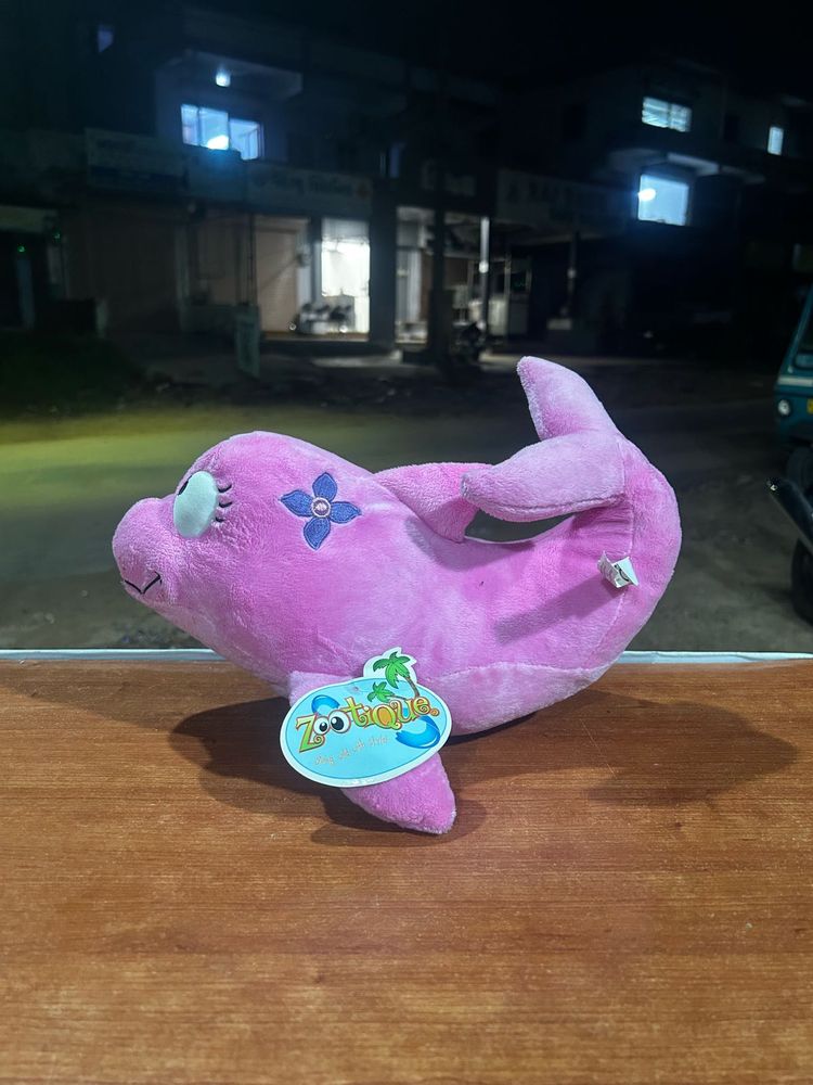 The Petting Zoo Pink Dolphin City Atlantis Plush