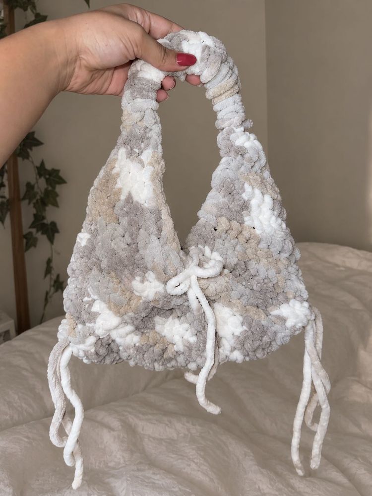 Mini Trinity Crochet Bag 🤍🎀