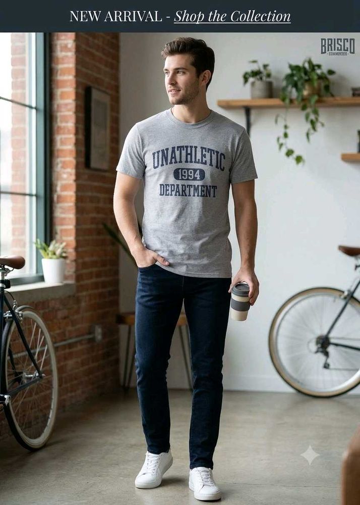 Grey "Unathletic 1994 Department" T-Shirt