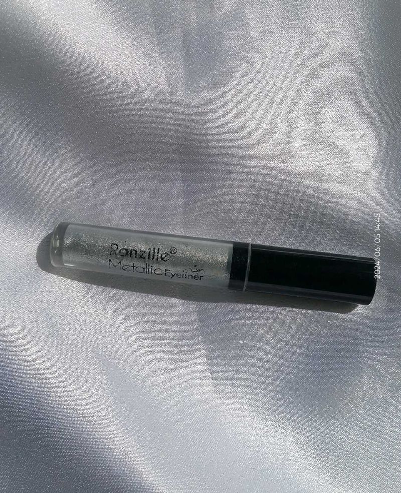 Ronzille White Glitter Metallic Liquid Eyeliner