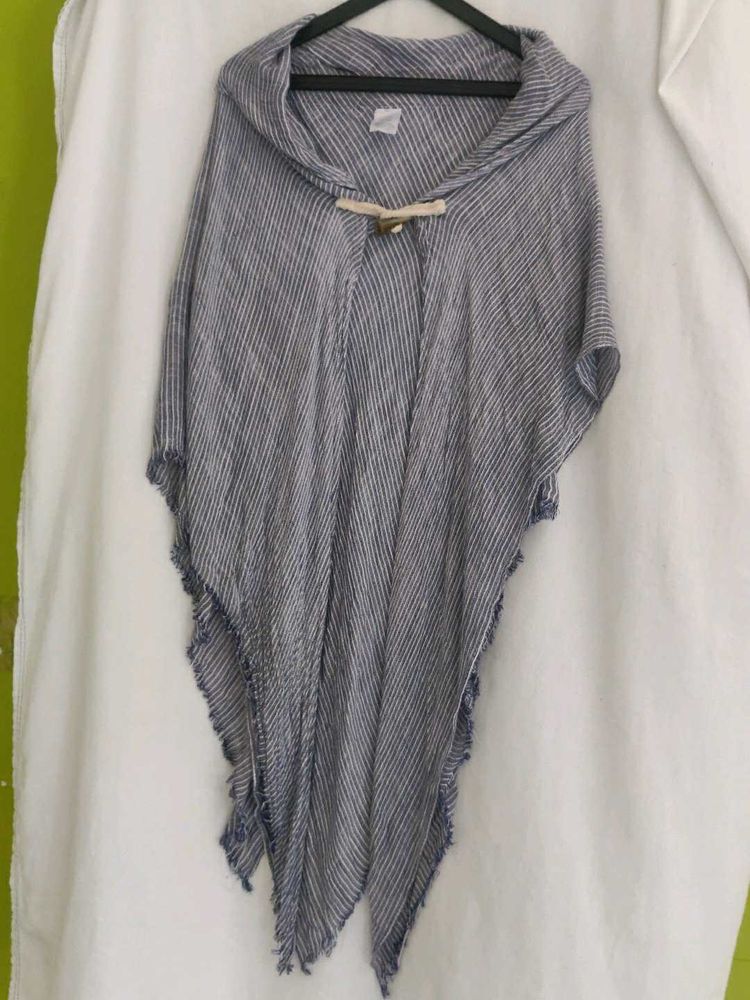 Striped Poncho