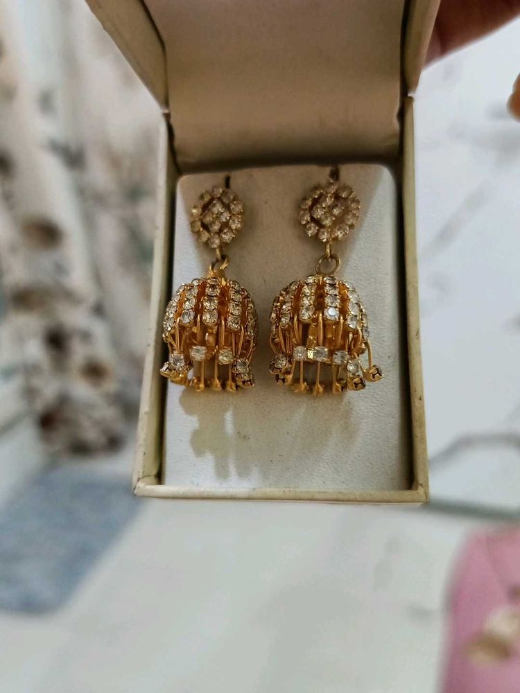 Sparkling Jhumka Earrings