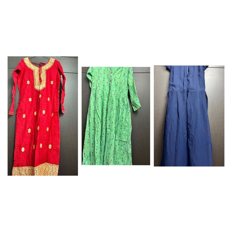 Set of 3 Kurtas