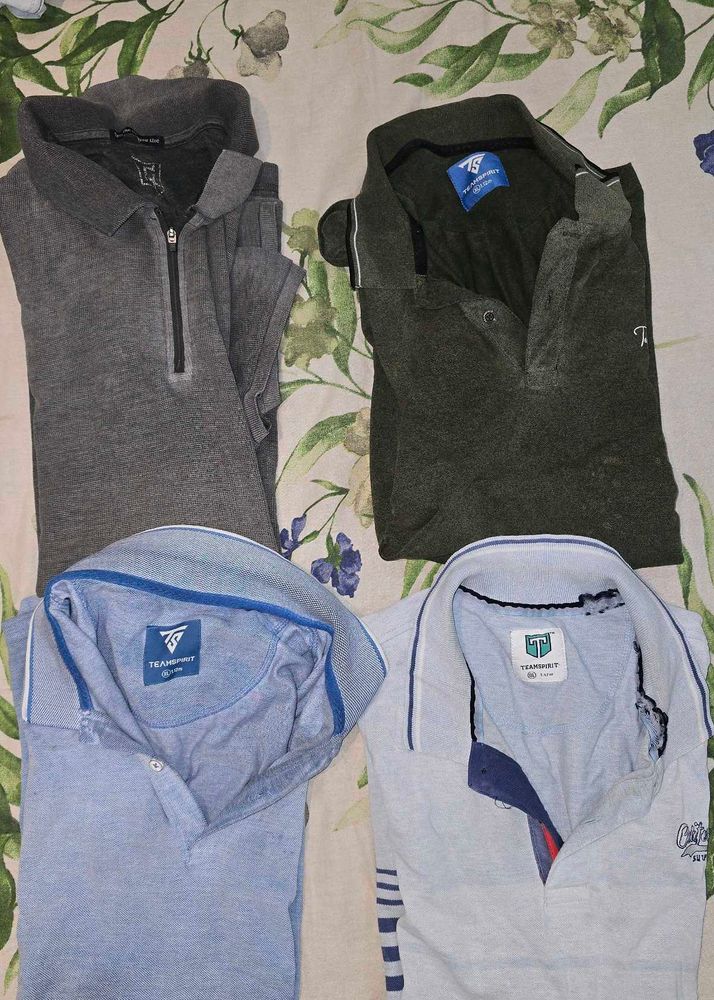 Set of 4 Men's Polo Shirts - PACK O