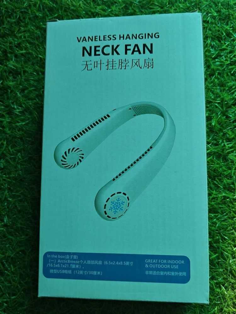 Vaneless Hanging Neck Fan pink