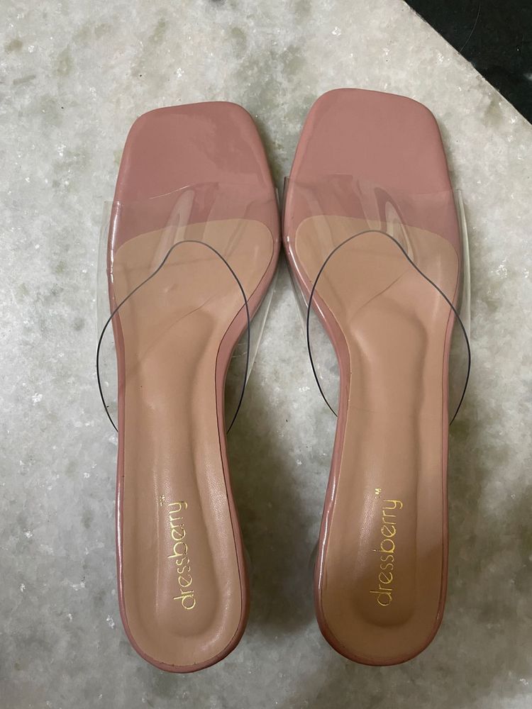 Chic Transparent Strap Sandals