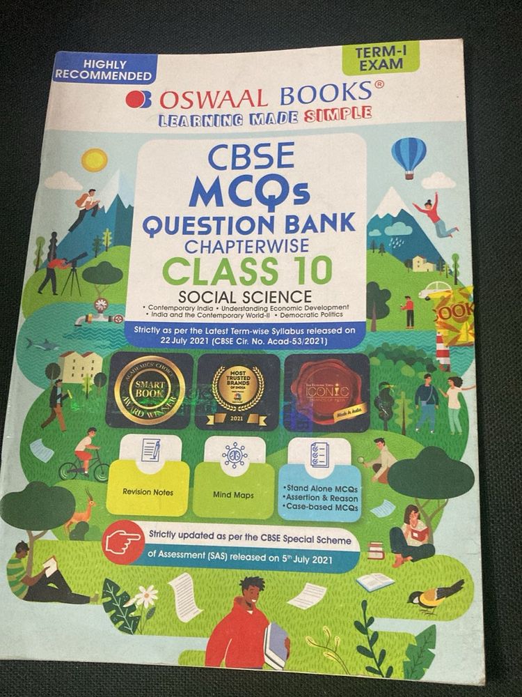 Oswaal CBSE Class 10 Social Science MCQs