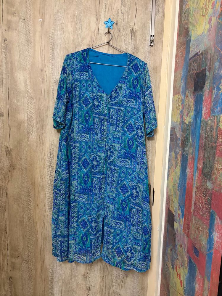 Blue Bohemian kurta set