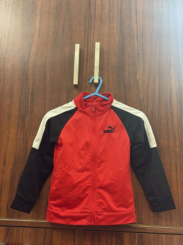 Puma Red Black White Track Jacket