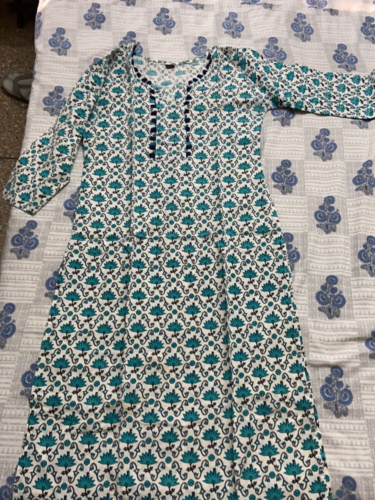 Kurta Plazo Set Pure Cotton With Cotton Dupatta