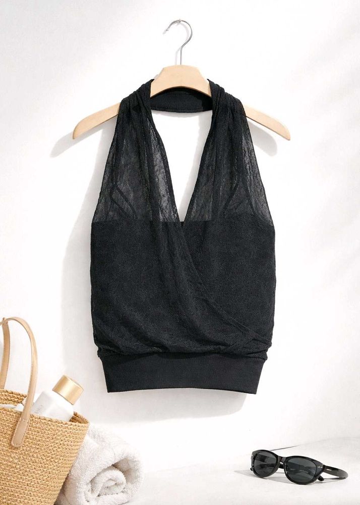 🥂 Party Wrap Tube 🖤 Halter Neck Top 🥂