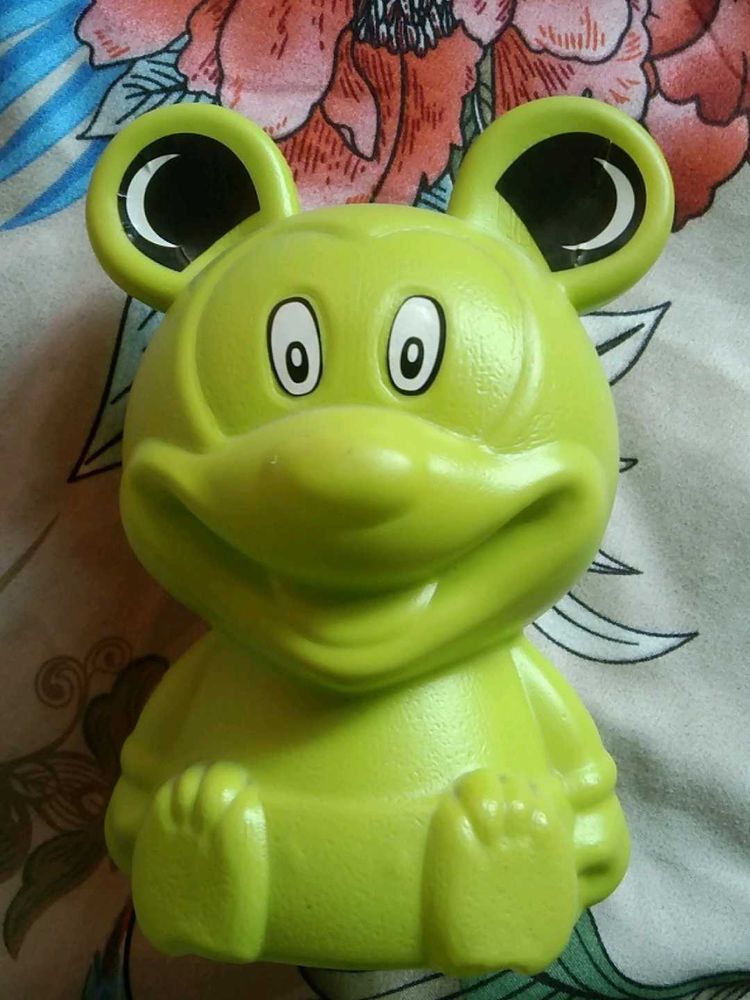 Cute Green Frog Toy money bank