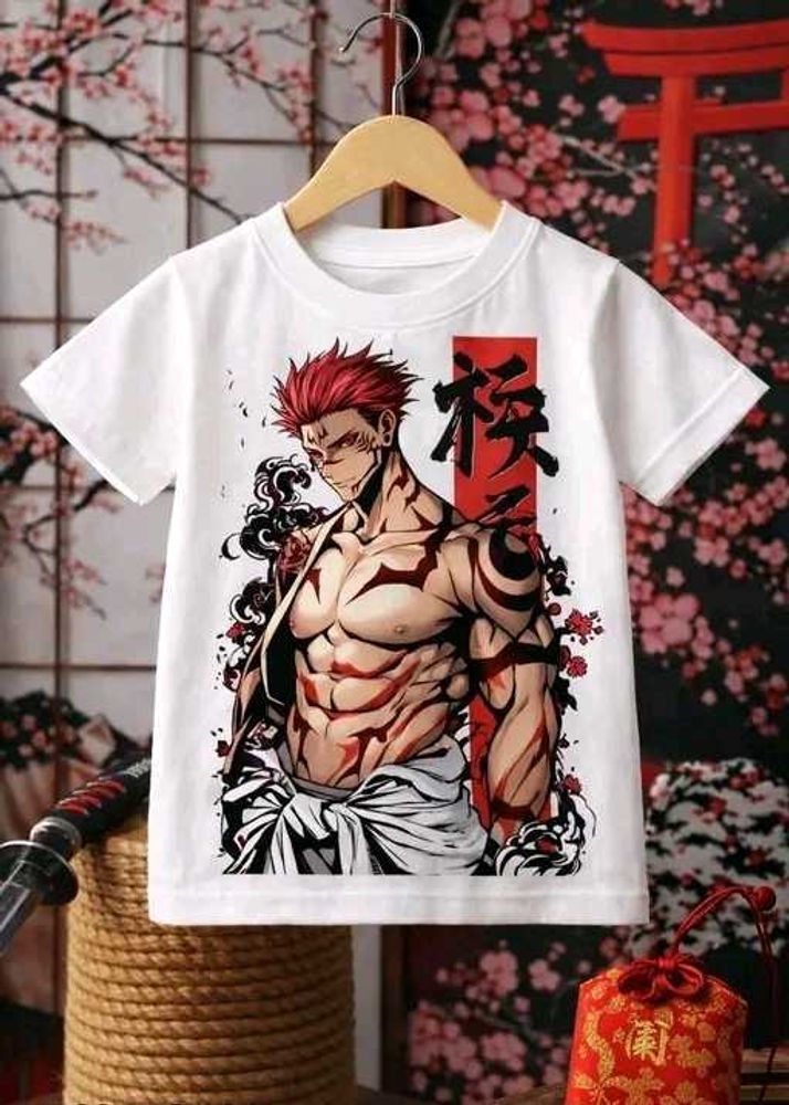 Anime Graphic Print T-Shirt
