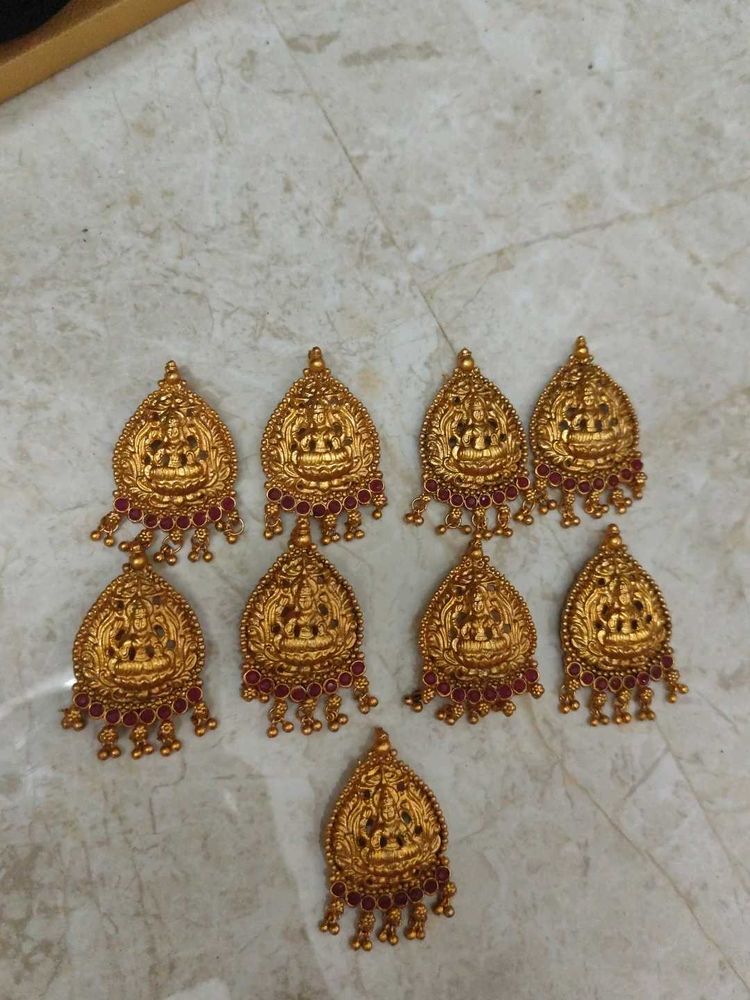 matt finish  Lakshmi jada pin accessories Set 9