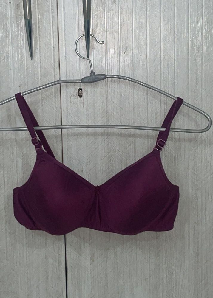 Comfortable T-Shirt Bra - Purple
