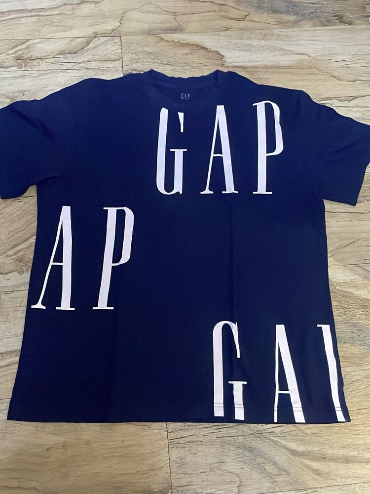 Gap Navy Blue Graphic T-Shirt
