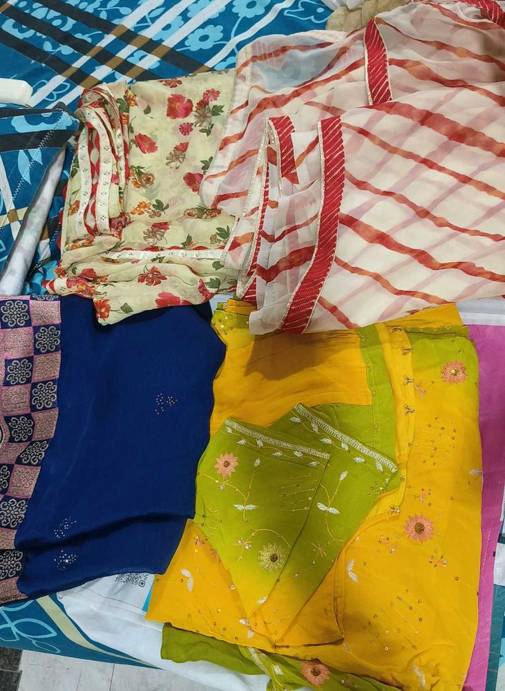 Beautiful sarees combo of 4