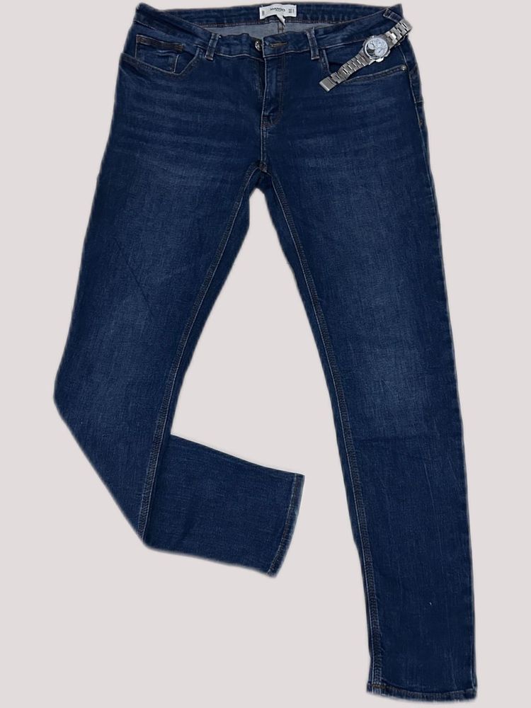 MANGO Blue Denim Jeans