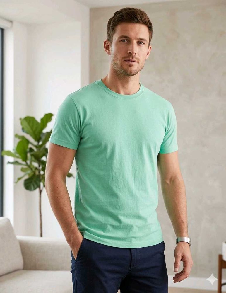 Sea Green Casual Tshirt