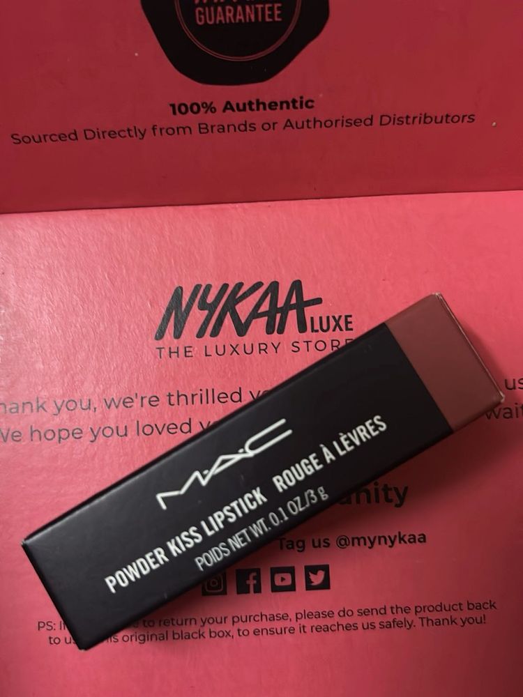 MAC Powder Kiss Lipstick (brick Trough )