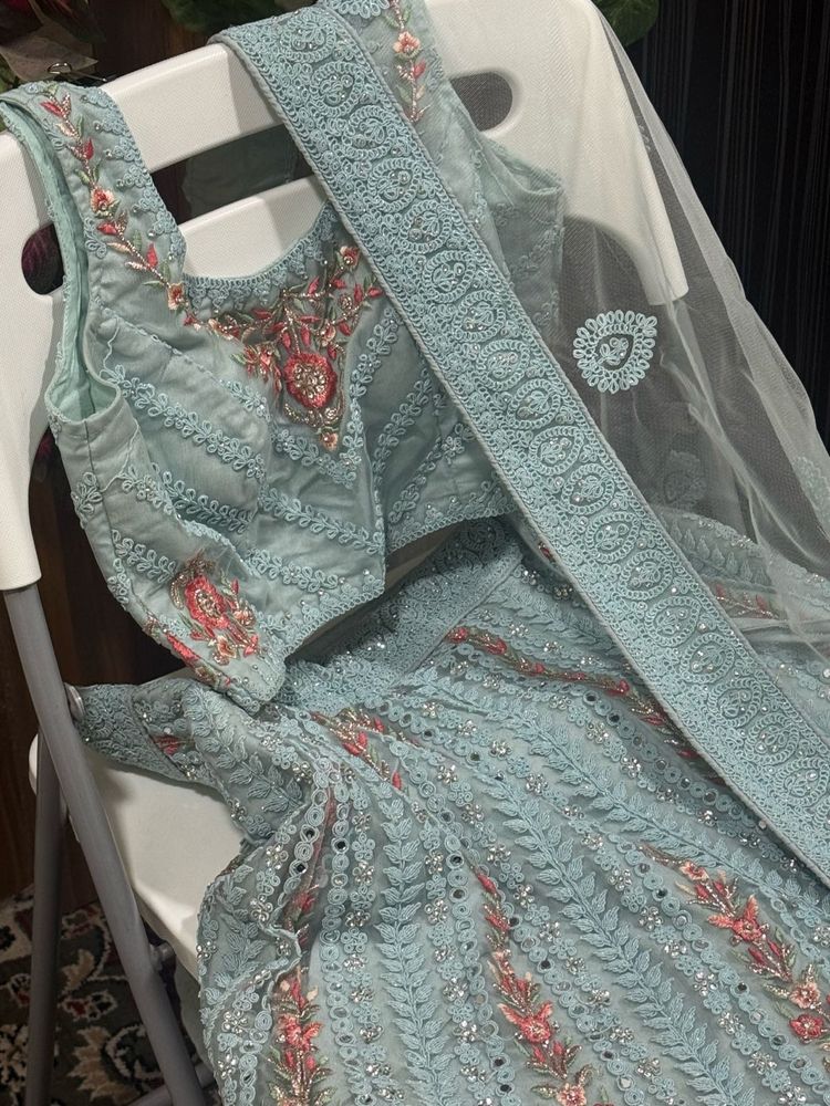 Embroidered Lehenga Choli with Dupatta
