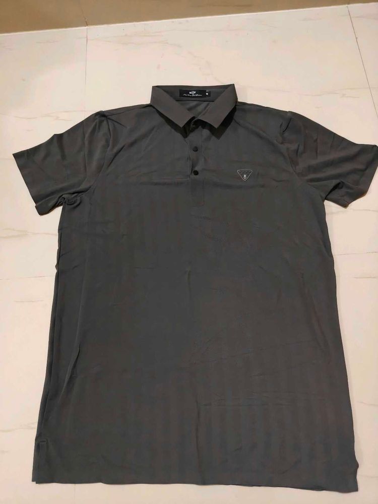 Men's Grey Polo Shirt