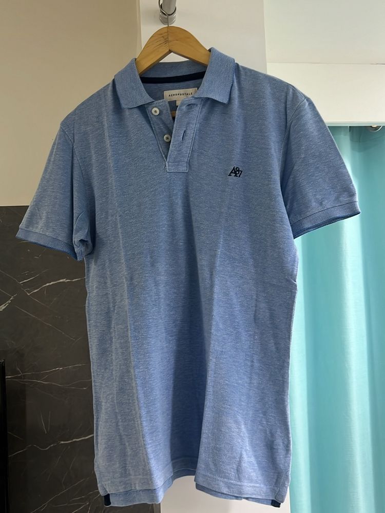 Aeropostale Blue Polo Shirt