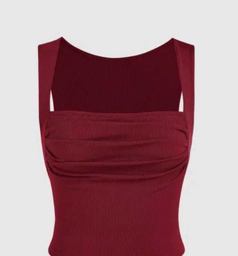 Chic Ruched Bodysuit Top