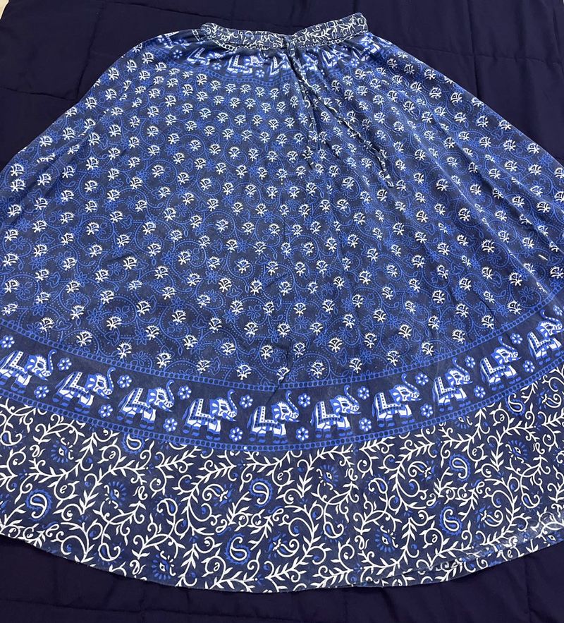 Printed Long Skirt for Navratri