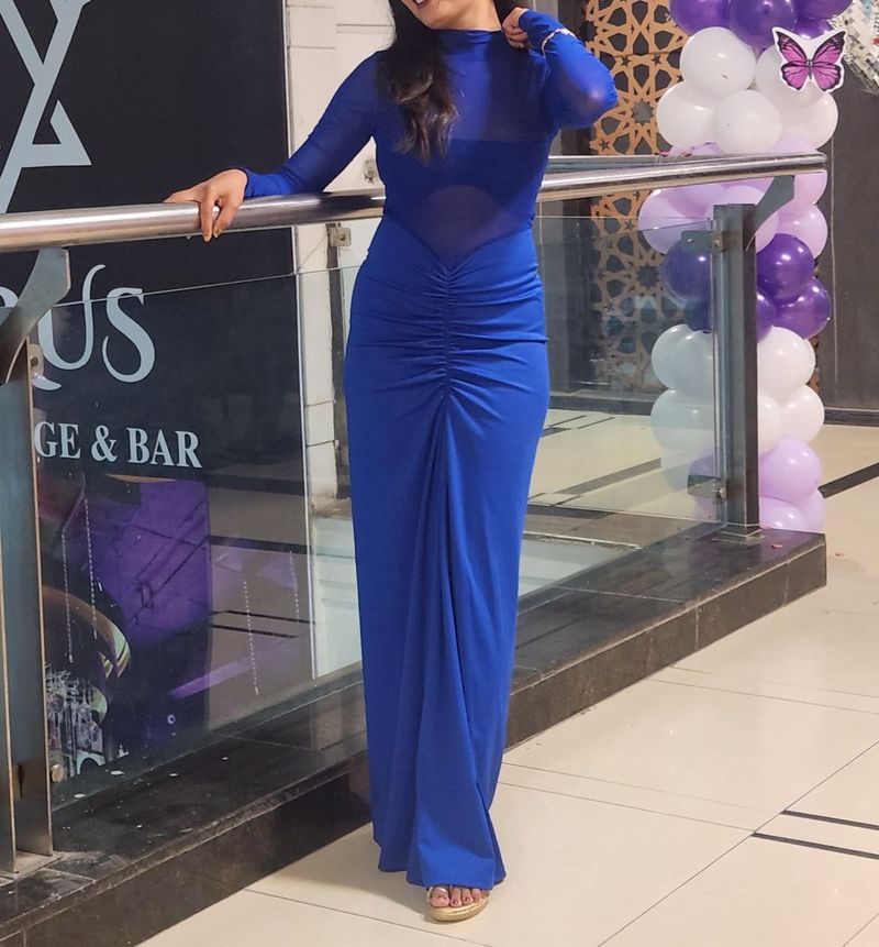 Blue Party Dress