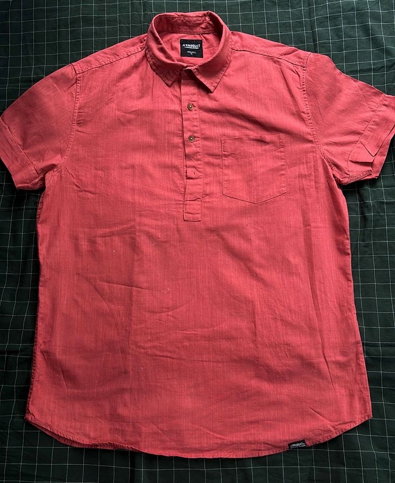 PRODUKT by Jack &amp; Jones  Red Half Shirt